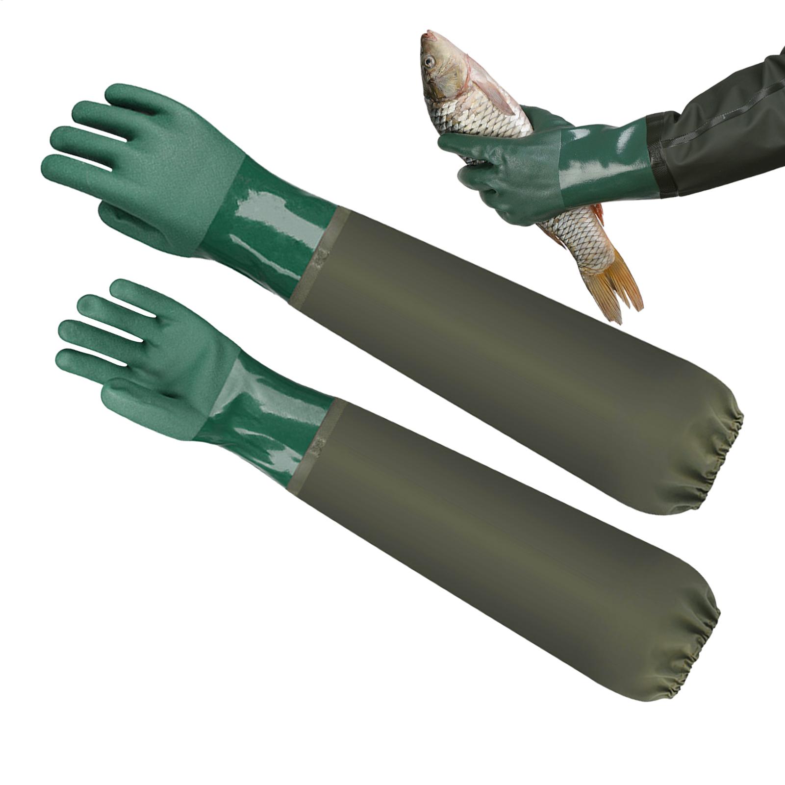Rubber Glove Cleaning - Waterproof Fishing Hand Protector Rubber Gloves