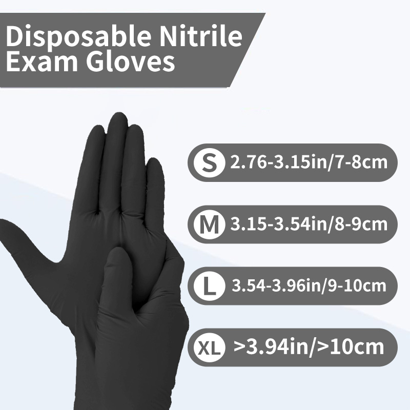 100-1000Pcs Nitrile Exam Glove - огляд і ціна Exam Glove Nitrile