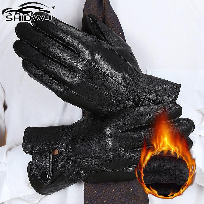 1pair Men's PU Leather Winter  - огляд і ціна Leather Driving Glove