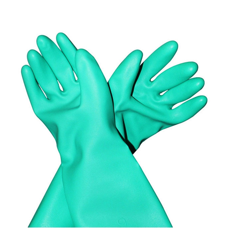 8Pieces/4 Pairs Oil-proof Long - огляд і ціна Nitrile Mechanic Glove