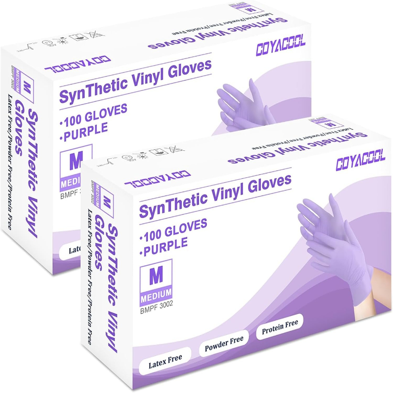 50/100pcs Purple Nitrile Glove - огляд і ціна Exam Glove Nitrile