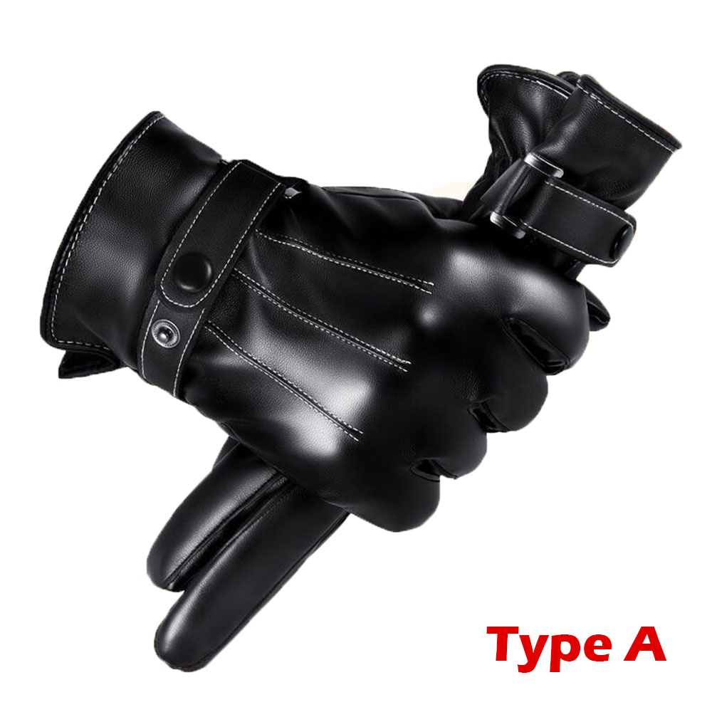 1Pair Winter Gloves Warm Drivi - огляд і ціна Leather Driving Glove