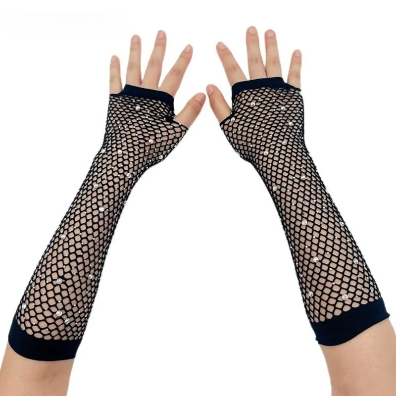 Wedding Breathable Fingerless  - огляд і ціна Fingerless Glove Knit