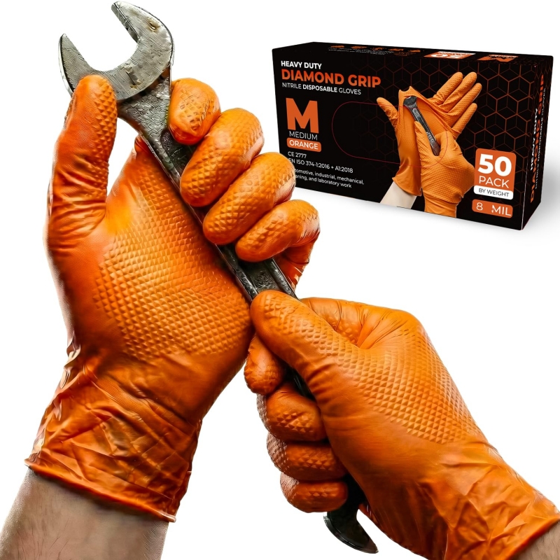 100PCS Nitrile Gloves Disposab - огляд і ціна Nitrile Mechanic Glove