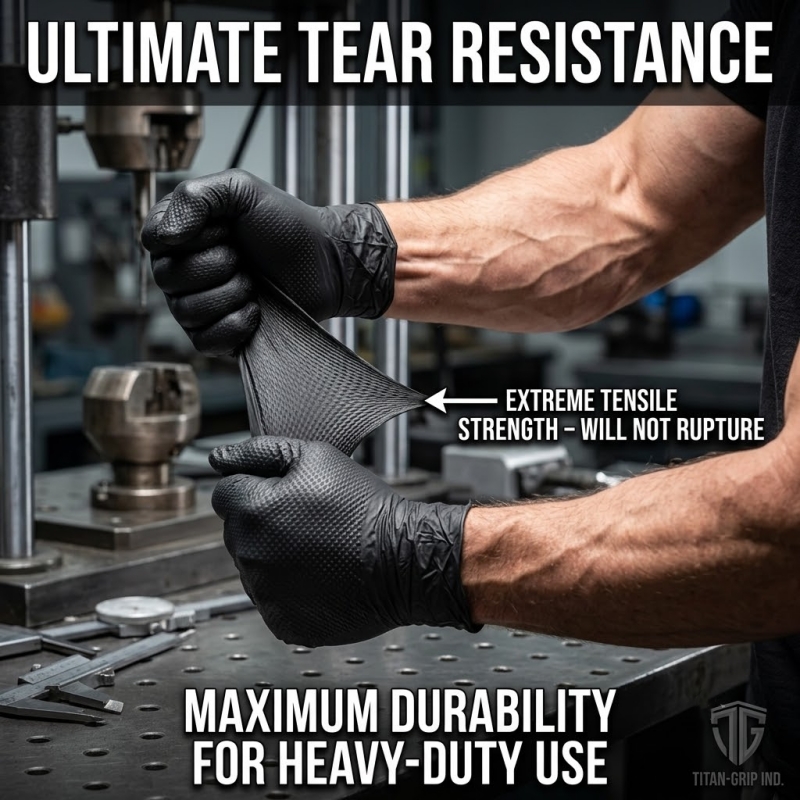 Heavy Duty Black Industrial Ni - огляд і ціна Nitrile Mechanic Glove