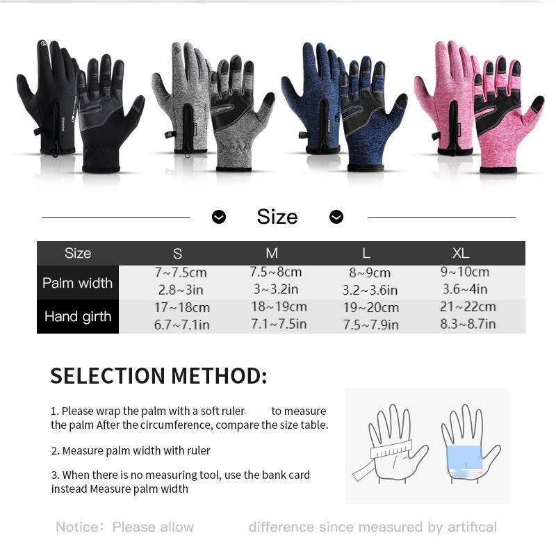 Zipper Winter Gloves for Men W - огляд і ціна Gardening Glove Waterproof