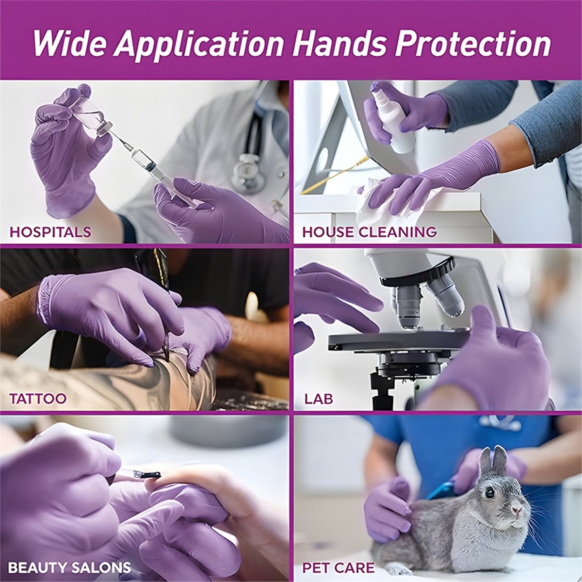 A78I 100pcs Nitrile Exam Glove - огляд і ціна Exam Glove Nitrile