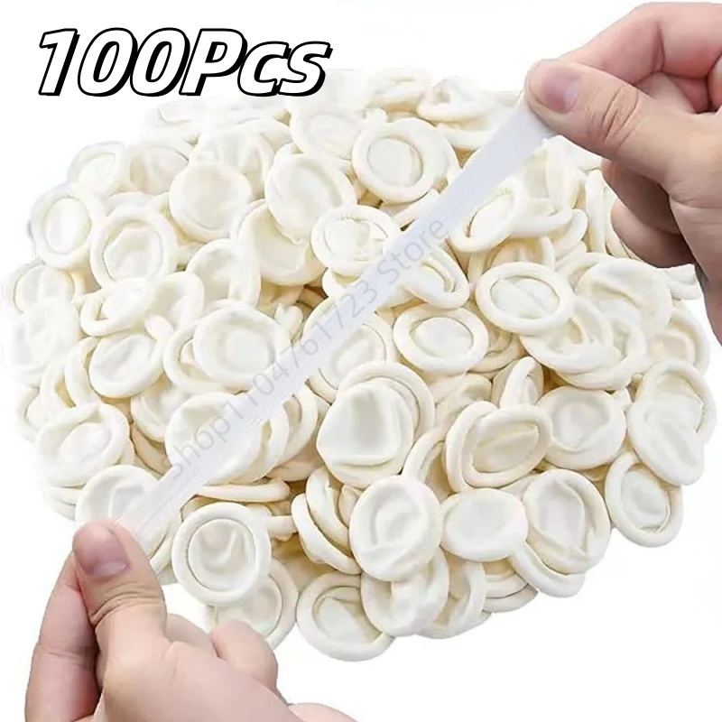 100Pcs Disposable Finger Cover - огляд і ціна Latex Disposable Glove