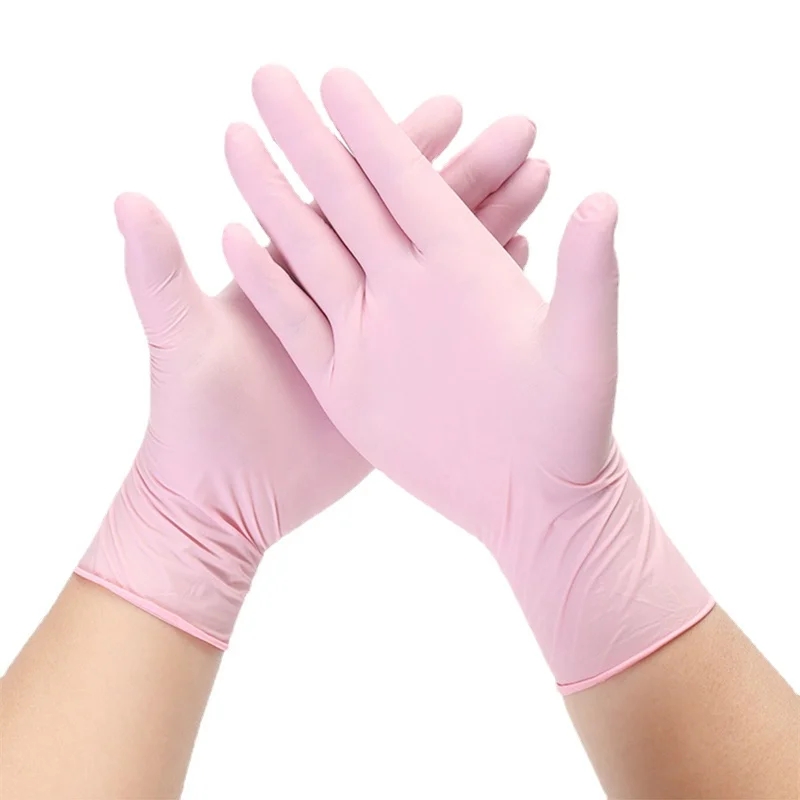 20/50/100PCS Pink Nitrile Glov - огляд і ціна Nitrile Mechanic Glove