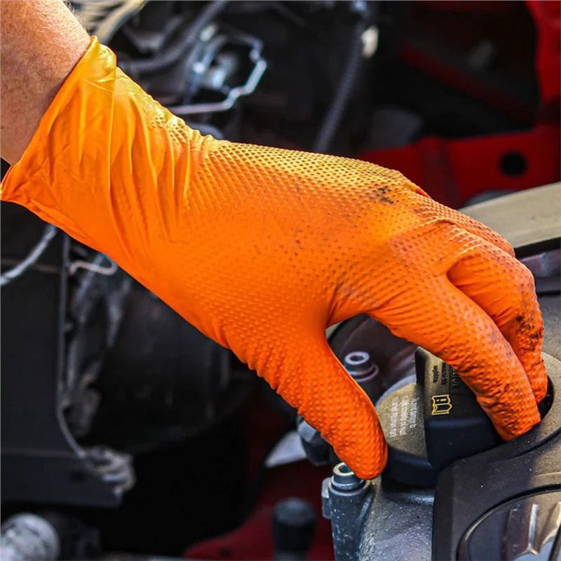 PORK-Industrial 8Mil Heavy Dut - огляд і ціна Nitrile Mechanic Glove