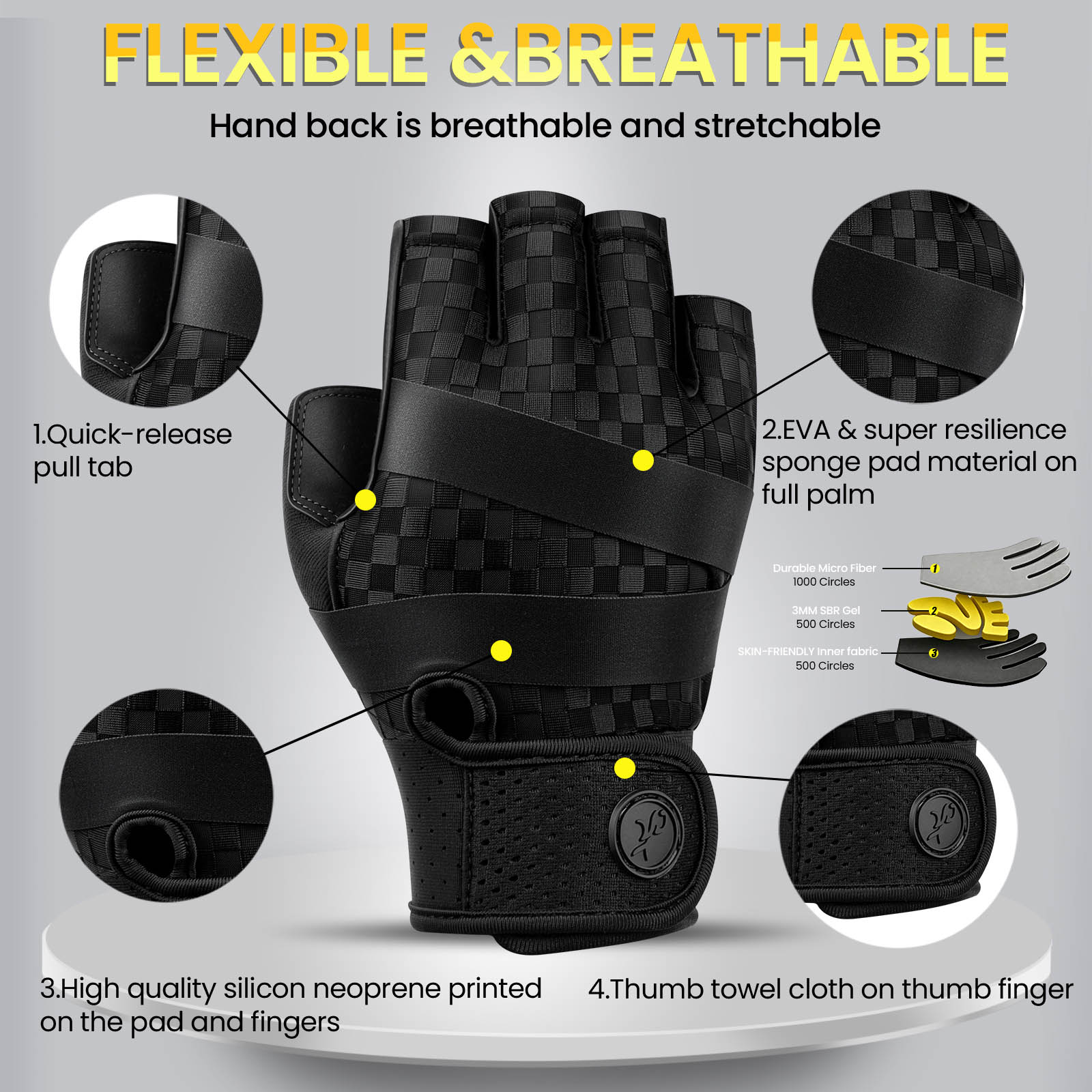 Gym Gloves for Men Sports Mult - огляд і ціна Workout Glove Gym