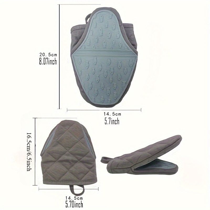 2pcs Silicone Pads | Ergonomic - огляд і ціна Oven Mitt Silicone