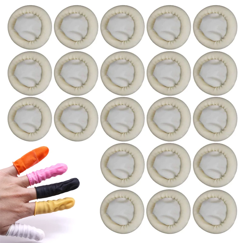 100pcs Disposable Latex Finger - огляд і ціна Rubber Glove Cleaning