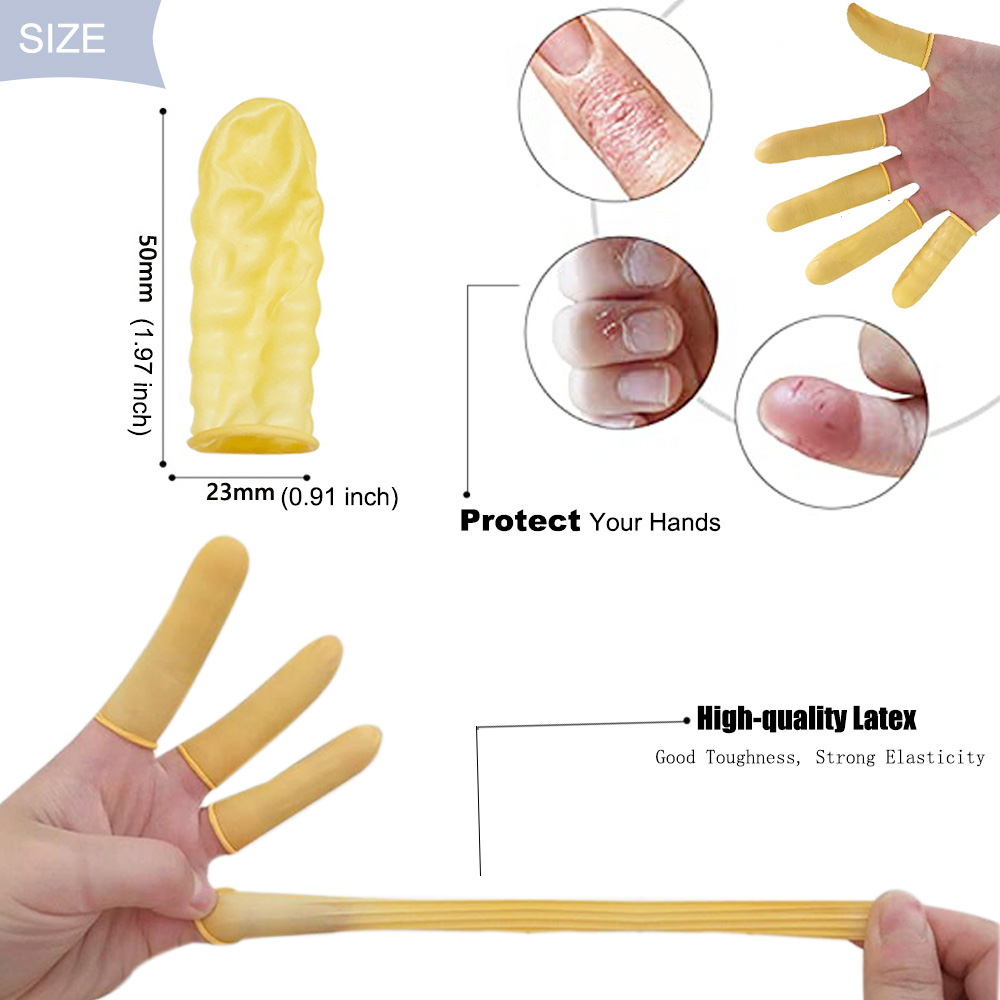 100pcs Disposable Latex Finger - огляд і ціна Rubber Glove Cleaning