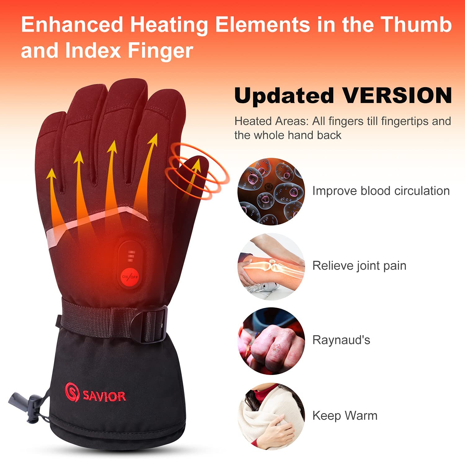 SNOW DEER Winter Heated Gloves - огляд і ціна Heat Resistant Glove