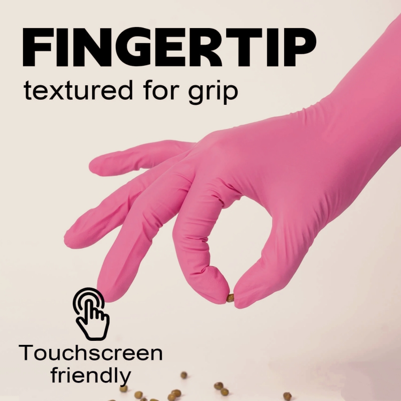 20/50/100PCS Fuchsia Nitrile D - огляд і ціна Latex Disposable Glove