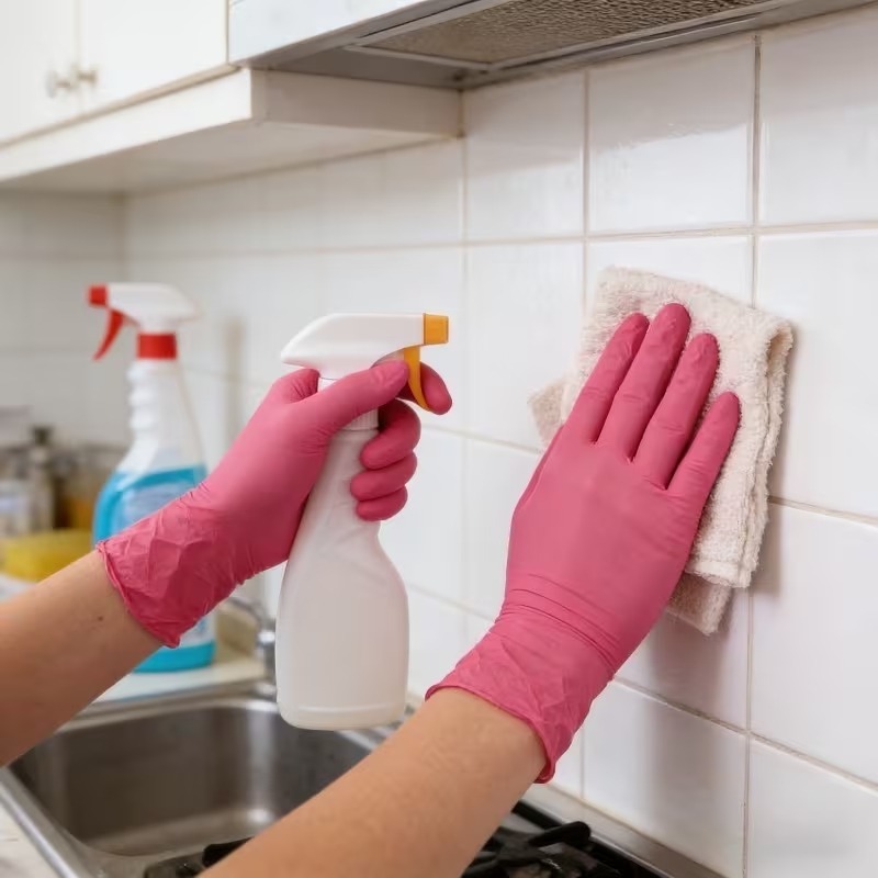 20/50/100PCS Fuchsia Nitrile D - огляд і ціна Latex Disposable Glove