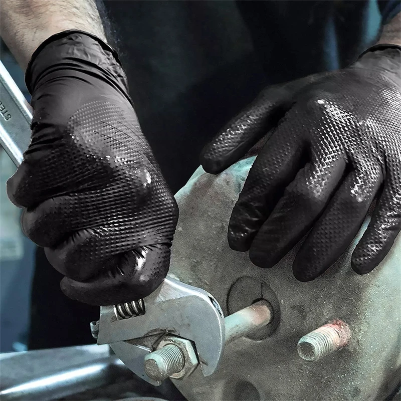 Industrial Black Nitrile Glove - огляд і ціна Nitrile Mechanic Glove