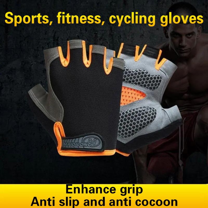 1Pair Half Finger Cycling Glov - огляд і ціна Fingerless Glove Knit
