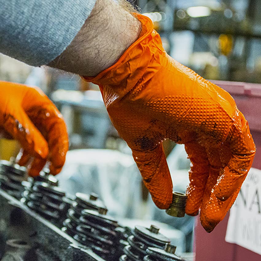 100Pcs Per Box Mechanical Nitr - огляд і ціна Nitrile Mechanic Glove