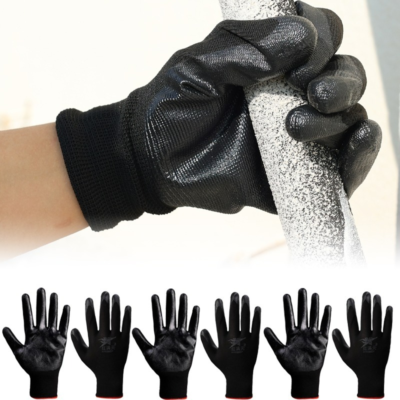 1/10pairs Safety Work Gloves N - огляд і ціна Nitrile Mechanic Glove