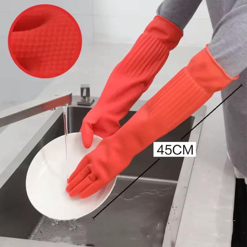 Long Reusable Rubber Dishwashi - огляд і ціна Dish Glove Rubber