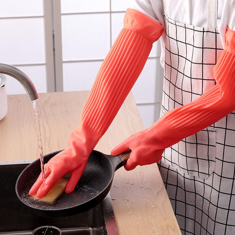 Long Reusable Rubber Dishwashi - огляд і ціна Dish Glove Rubber